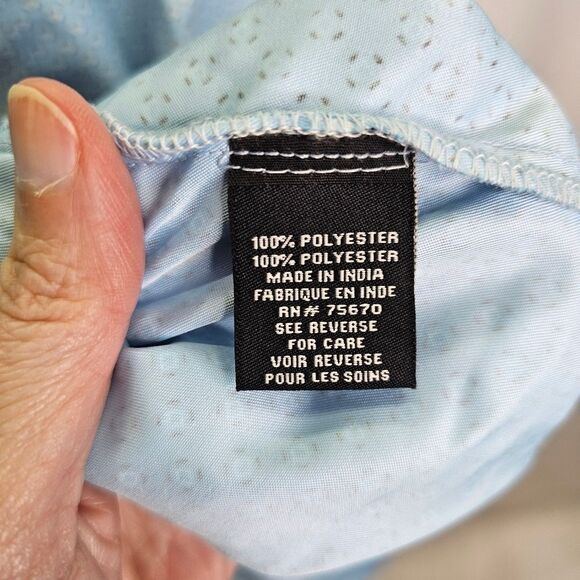 Michael Brandon Blue Button Down Shirt Size XL - Picture 7 of 9